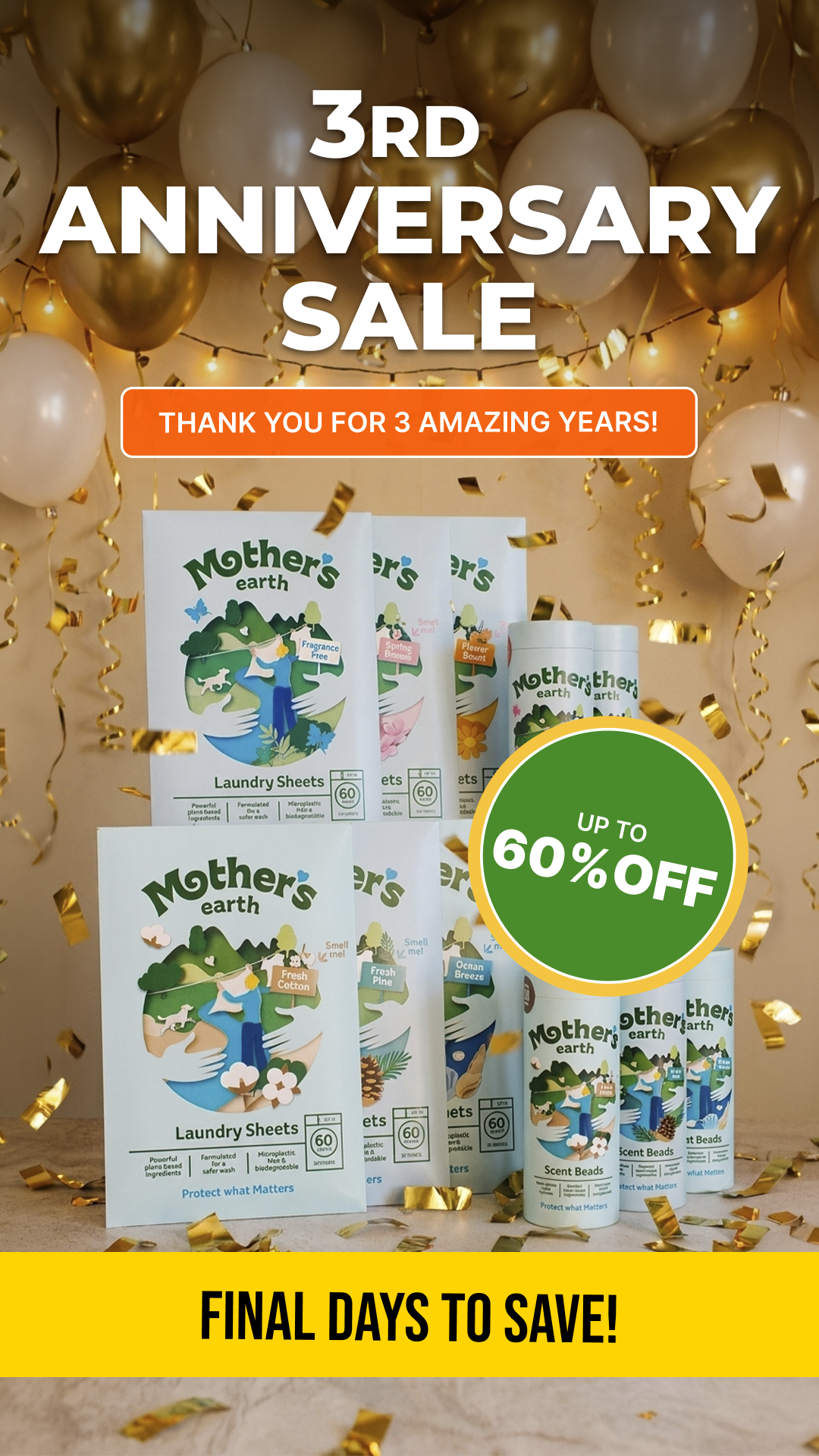 Mothers Earth Facebook ad