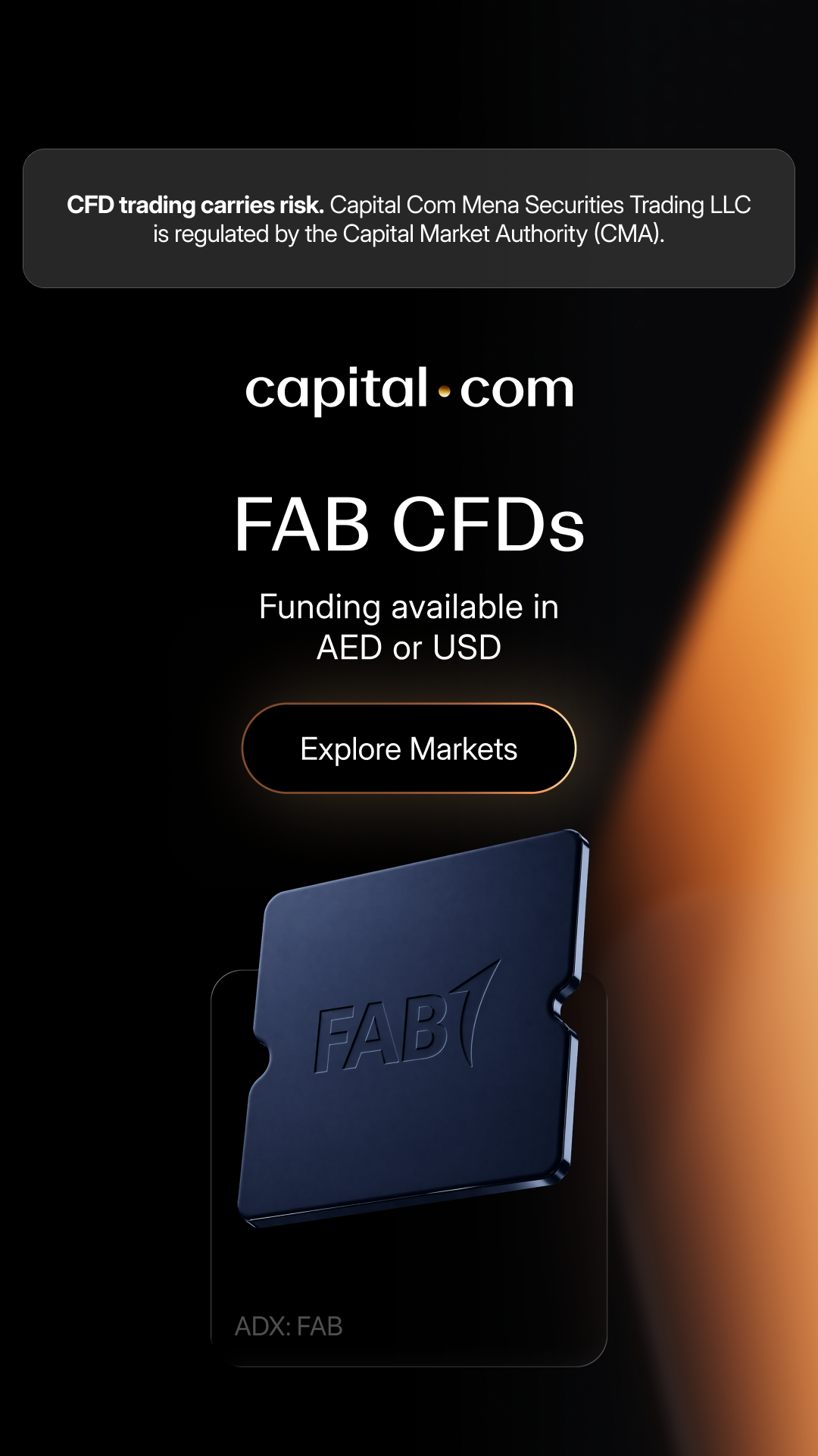 Capital.com International Facebook ad