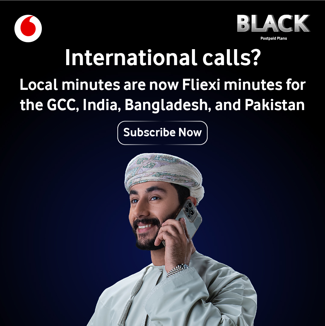 Vodafone Oman Facebook ad
