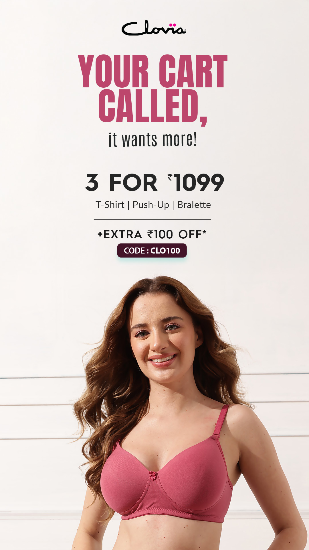 Clovia Facebook ad