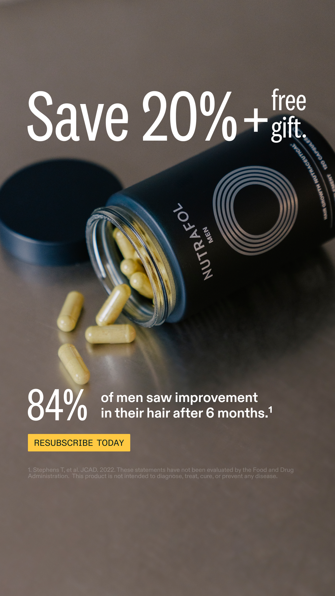 Nutrafol Men Facebook ad