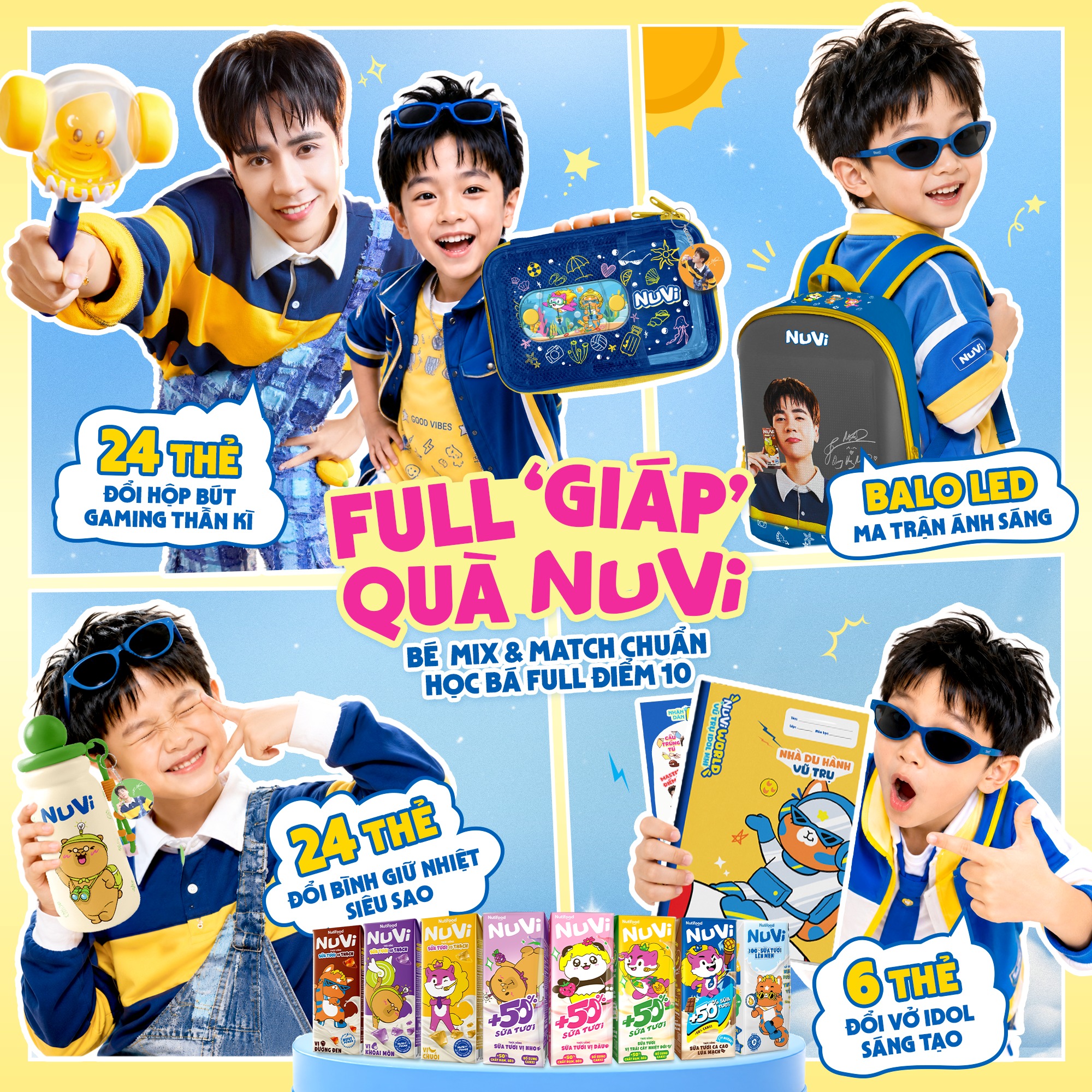 NuVi World - Vũ Trụ Idols Nhí Facebook ad: FULL ‘GIÁP’ QUÀ NUVI