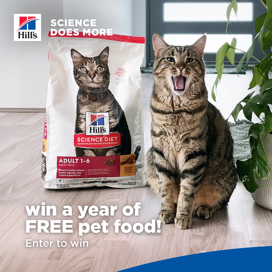 Hill’s Pet Nutrition Facebook ad: Enter for a chance to win