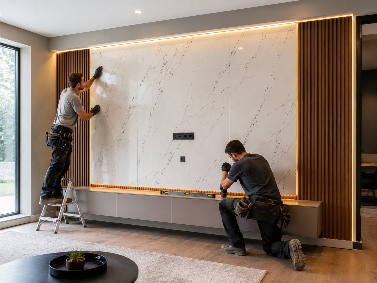 Swan Canada Inc Facebook ad: Professional Wall Panel Installation