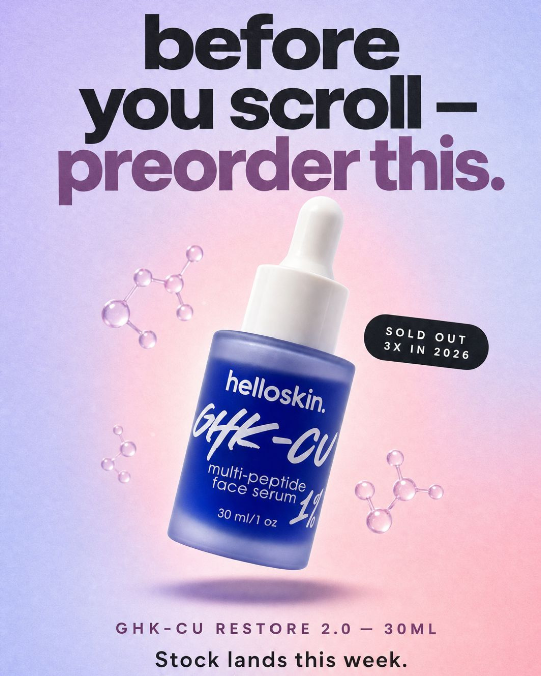 Helloskin Facebook ad