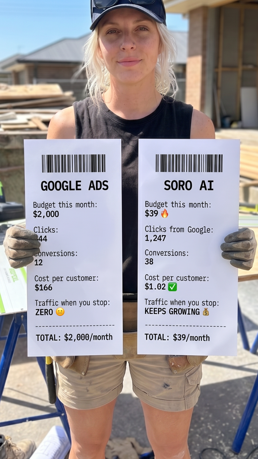 Soro SEO Facebook ad