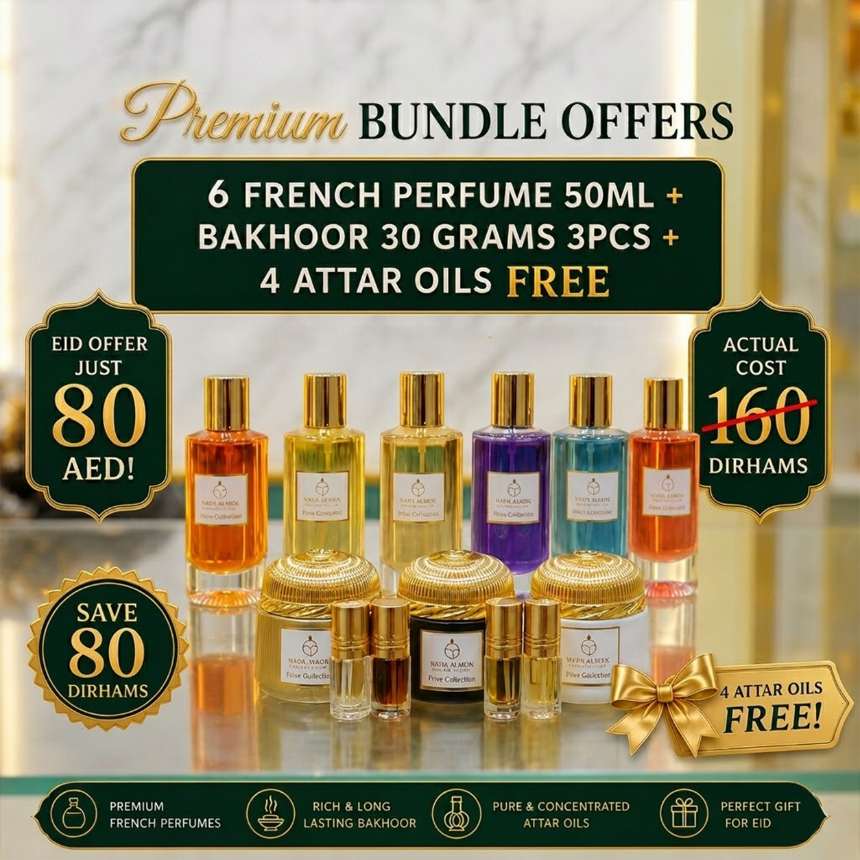 Nada Al Misk perfumes Facebook ad: Chat with us