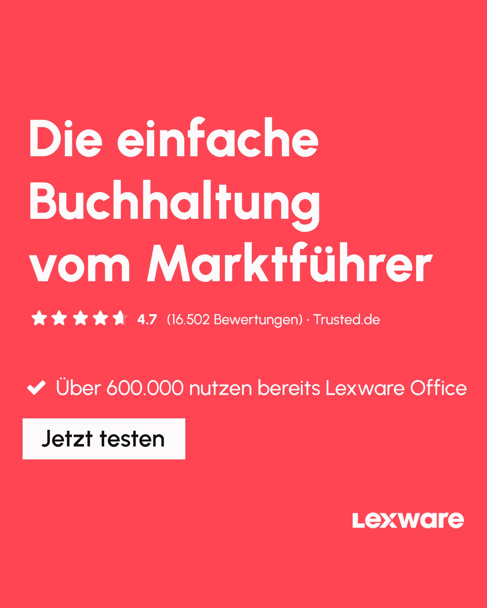 Lexware Facebook ad