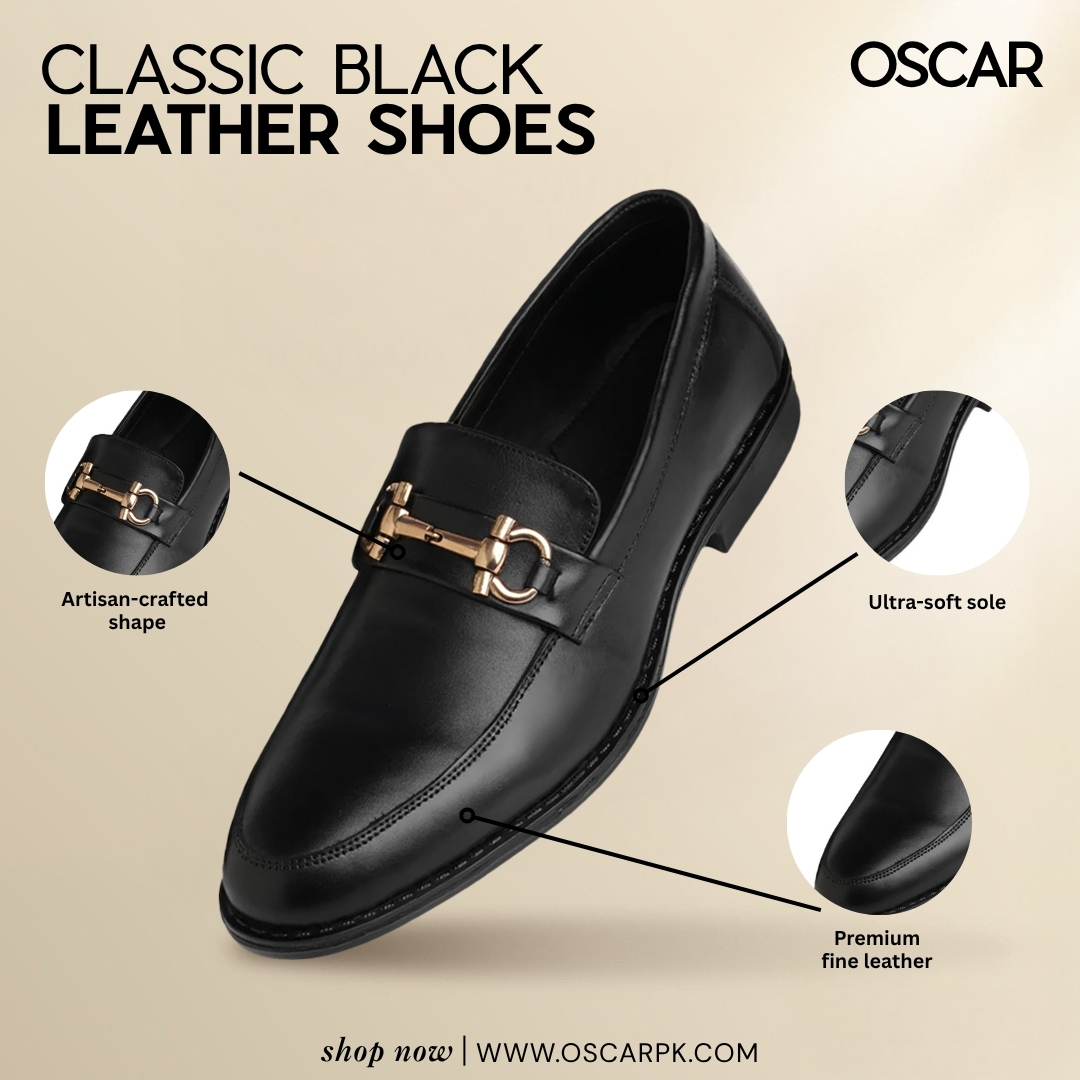 OscarShoes.pk Facebook ad: Classic Black Oscar