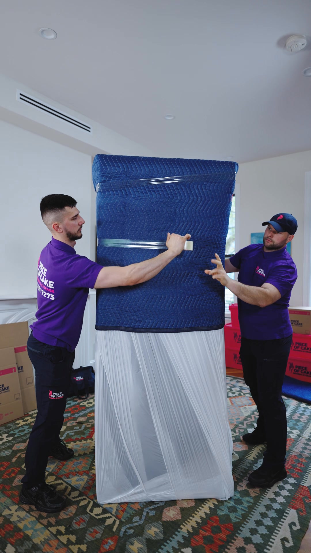 Piece of Cake Moving & Storage Facebook ad: Your Full-Service Moving Team