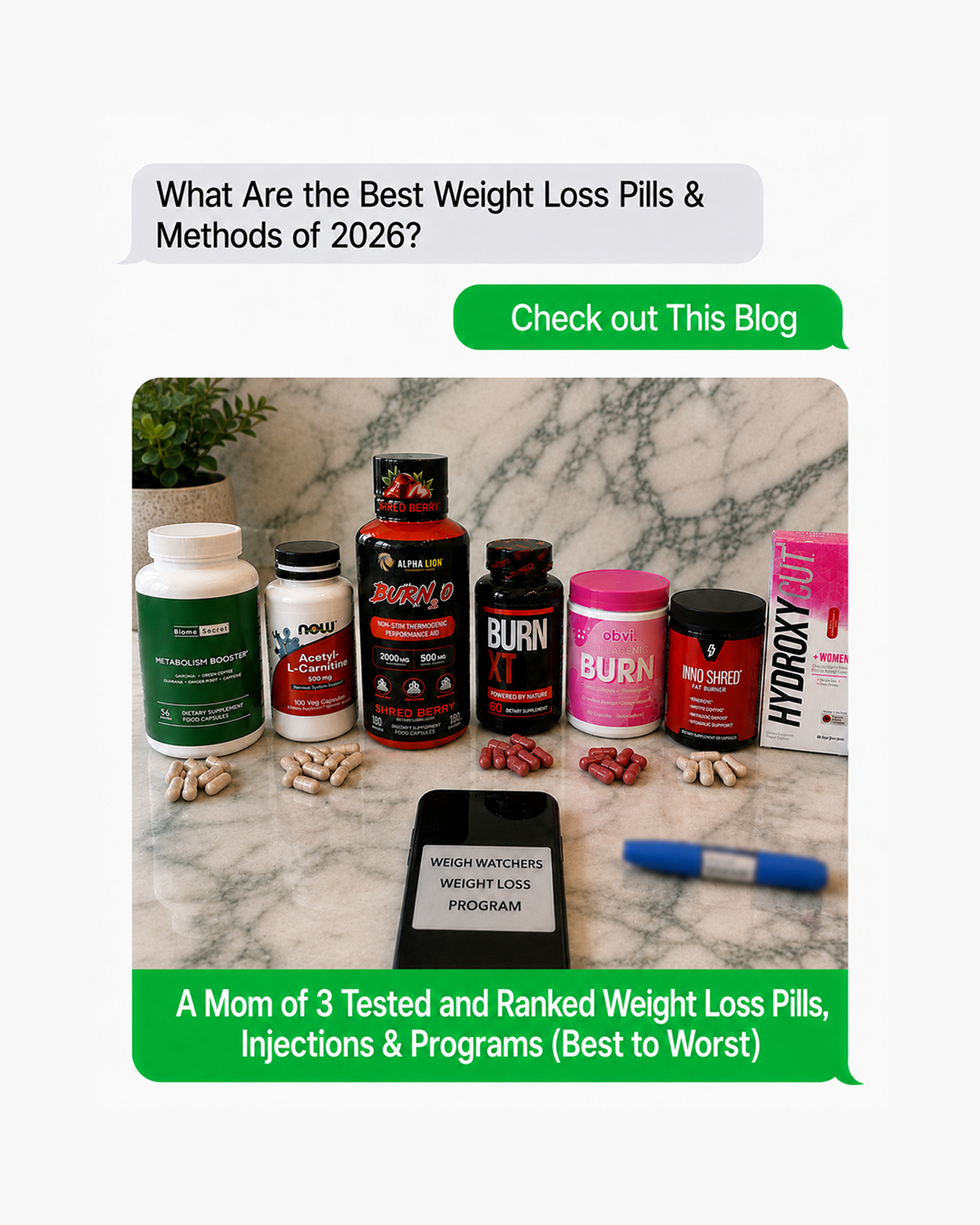 Wellness360 Facebook ad: Works Without the Injections. Rated #1 Overall.