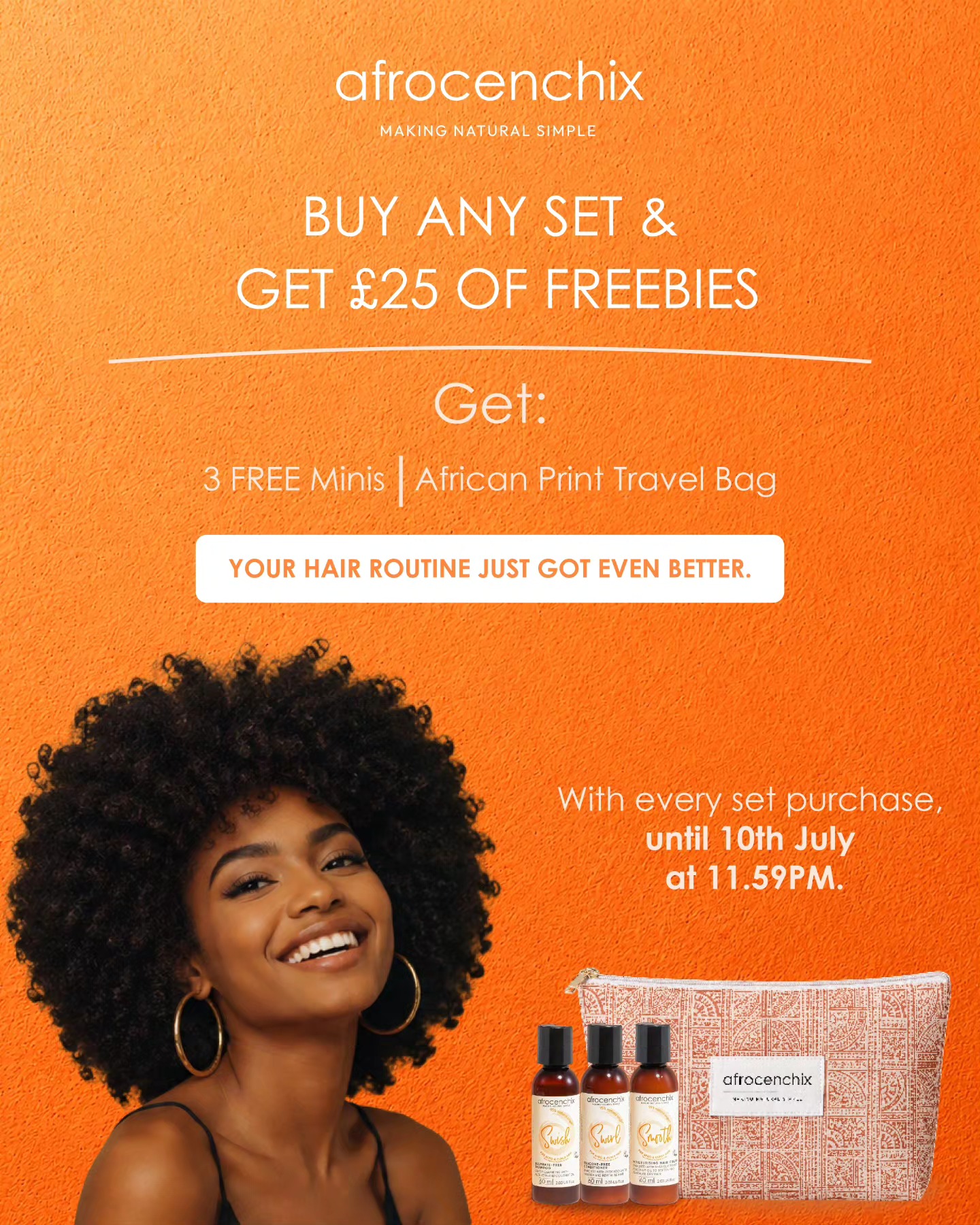 Afrocenchix Facebook ad: You've been meaning to start your healthy hair…