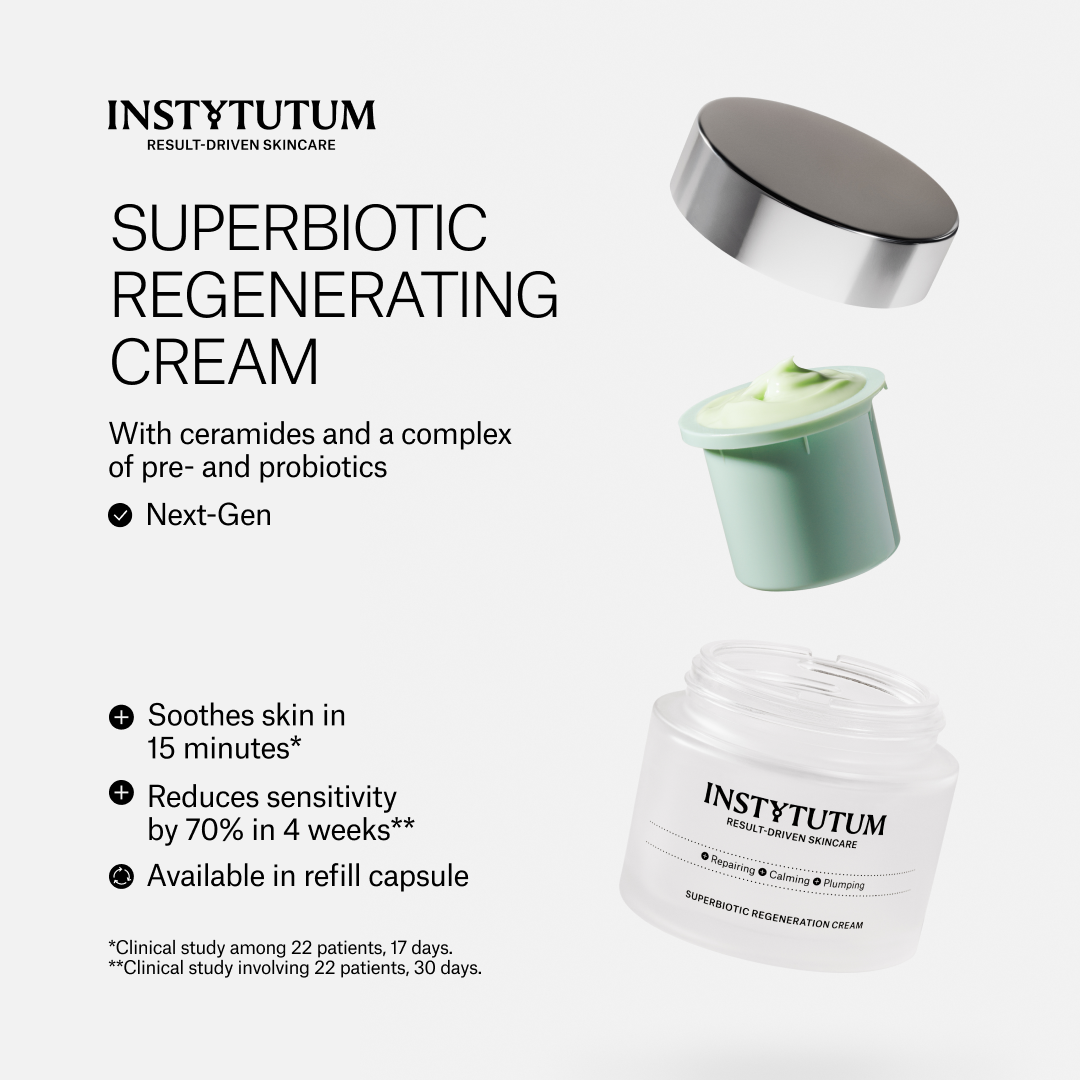 Instytutum Result-Driven Skincare Facebook ad