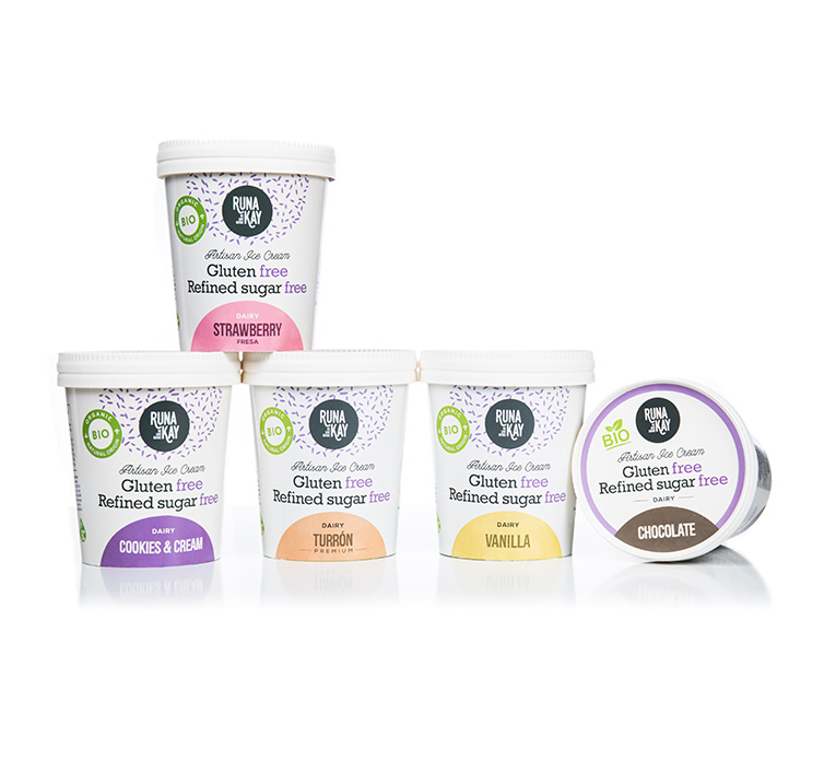 Runakay Plus Facebook ad: ¡El helado saludable llega a Tenerife!