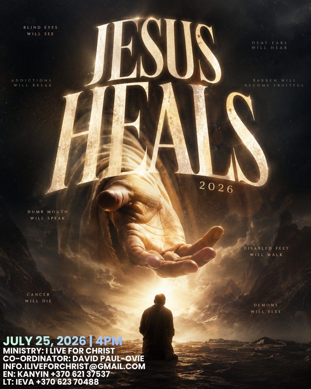 I Live for Christ Facebook ad