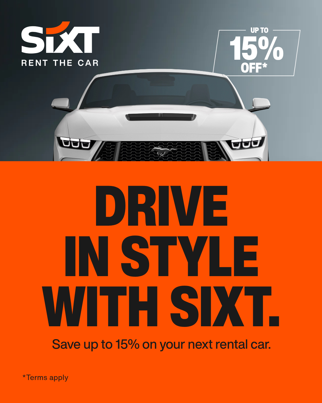 Sixt Facebook ad