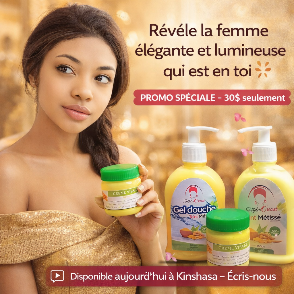 Jardin O'secret Kin Facebook ad: La routine beauté qui sublime ta féminité