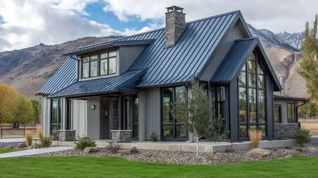 Local Home Experts Facebook ad: Tap For Metal Roof Estimate