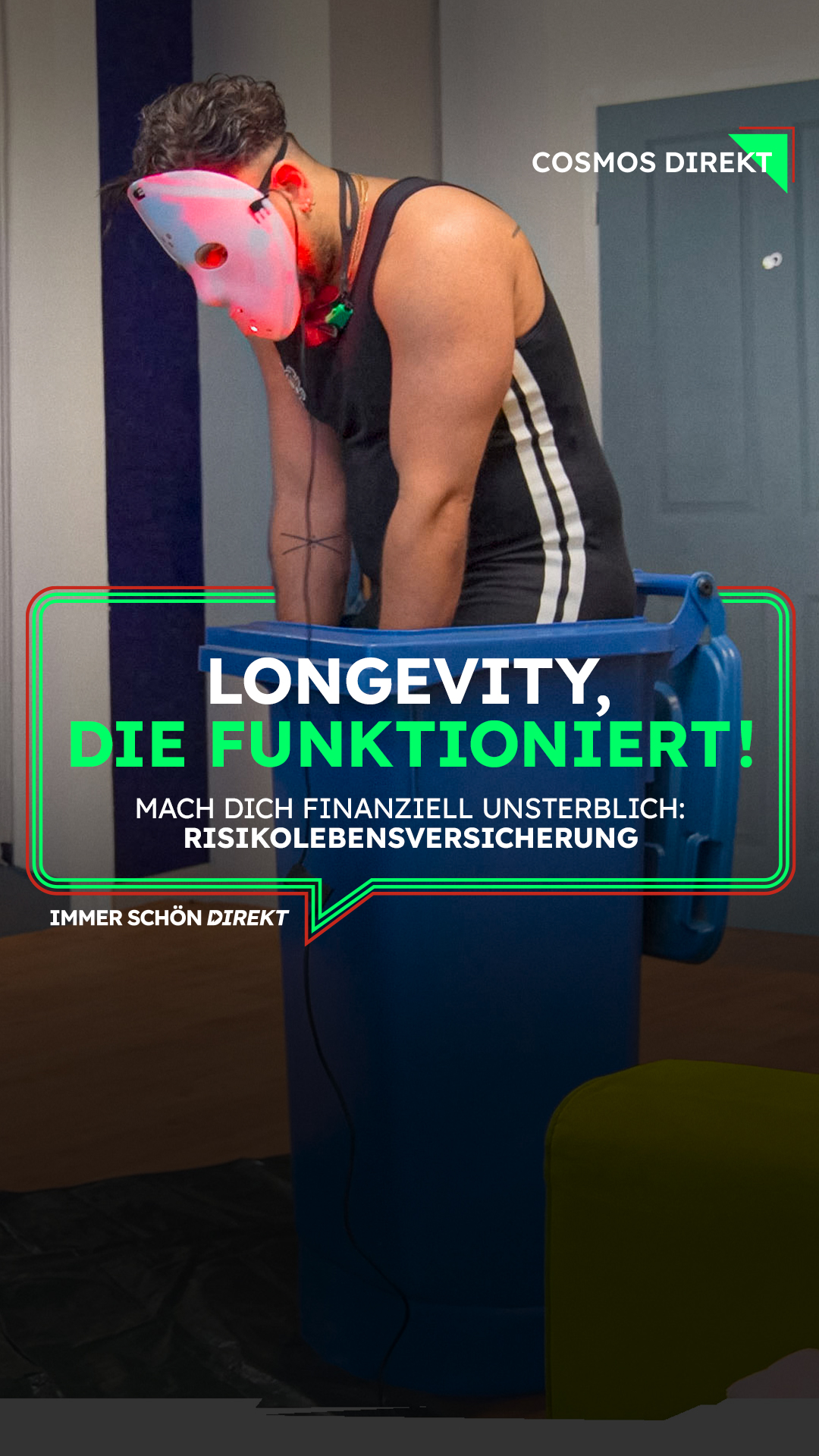 CosmosDirekt Facebook ad from May 29, 2026