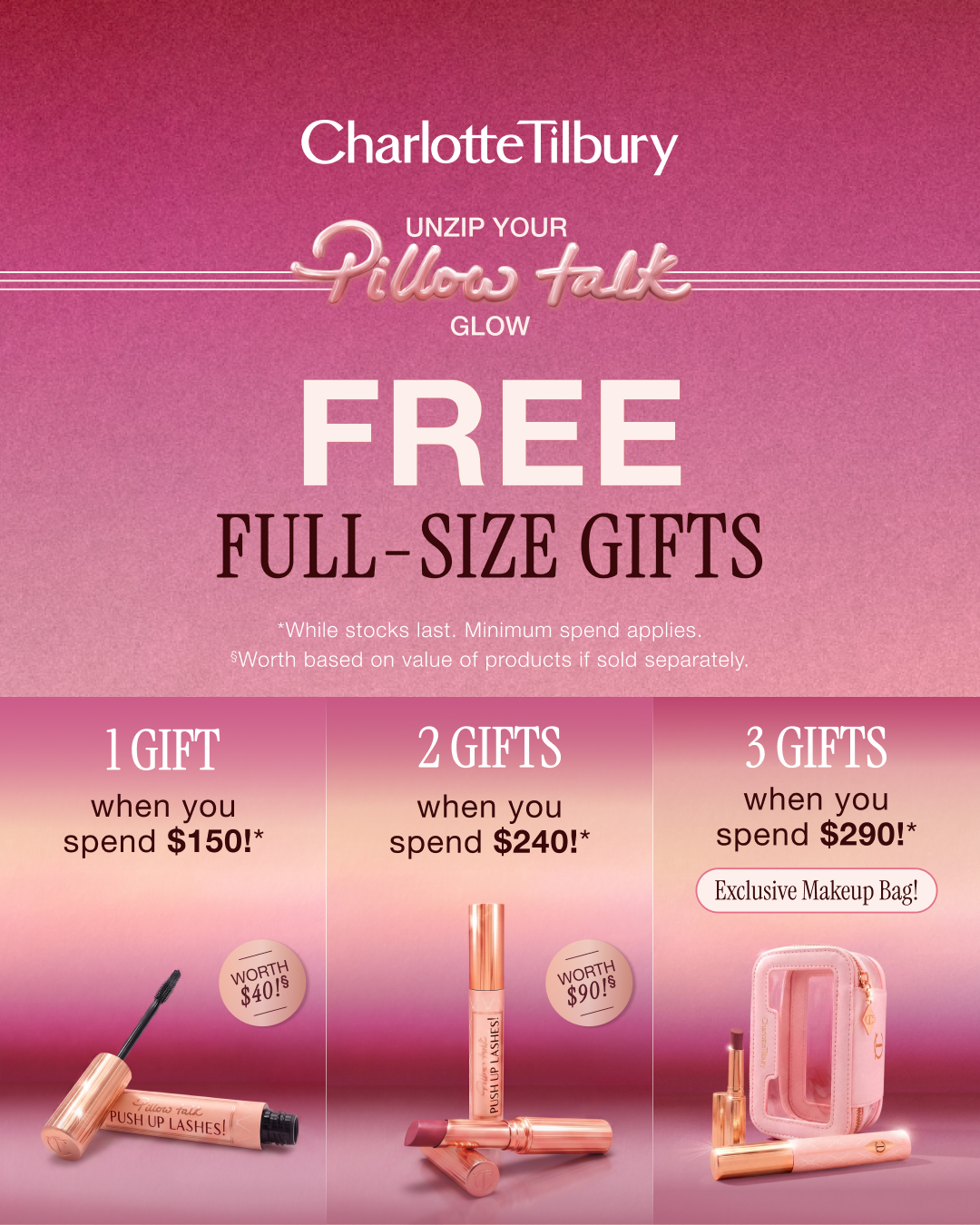 Charlotte Tilbury Facebook ad