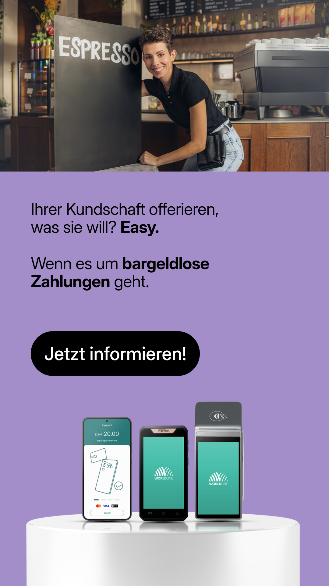 Worldline Switzerland Facebook ad