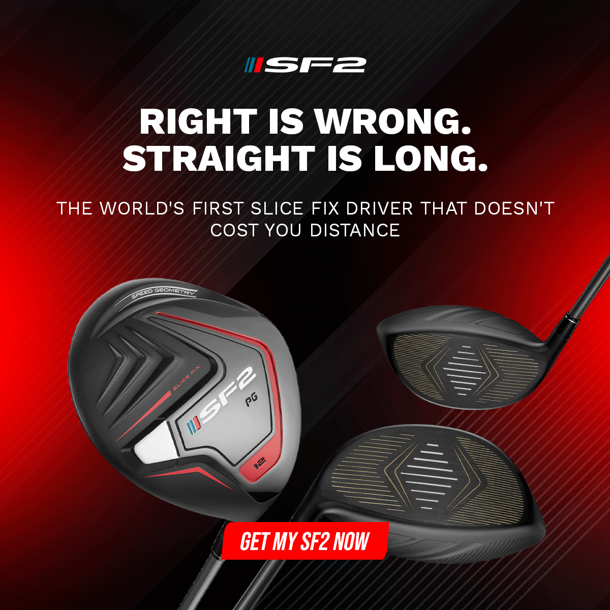 Performance Golf Facebook ad