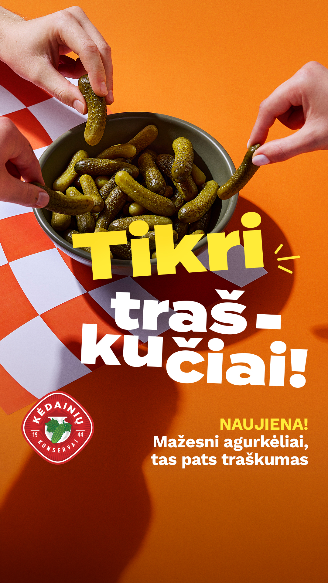 Kėdainių konservai Facebook ad: Naujas vieno kąsnio užkandis
