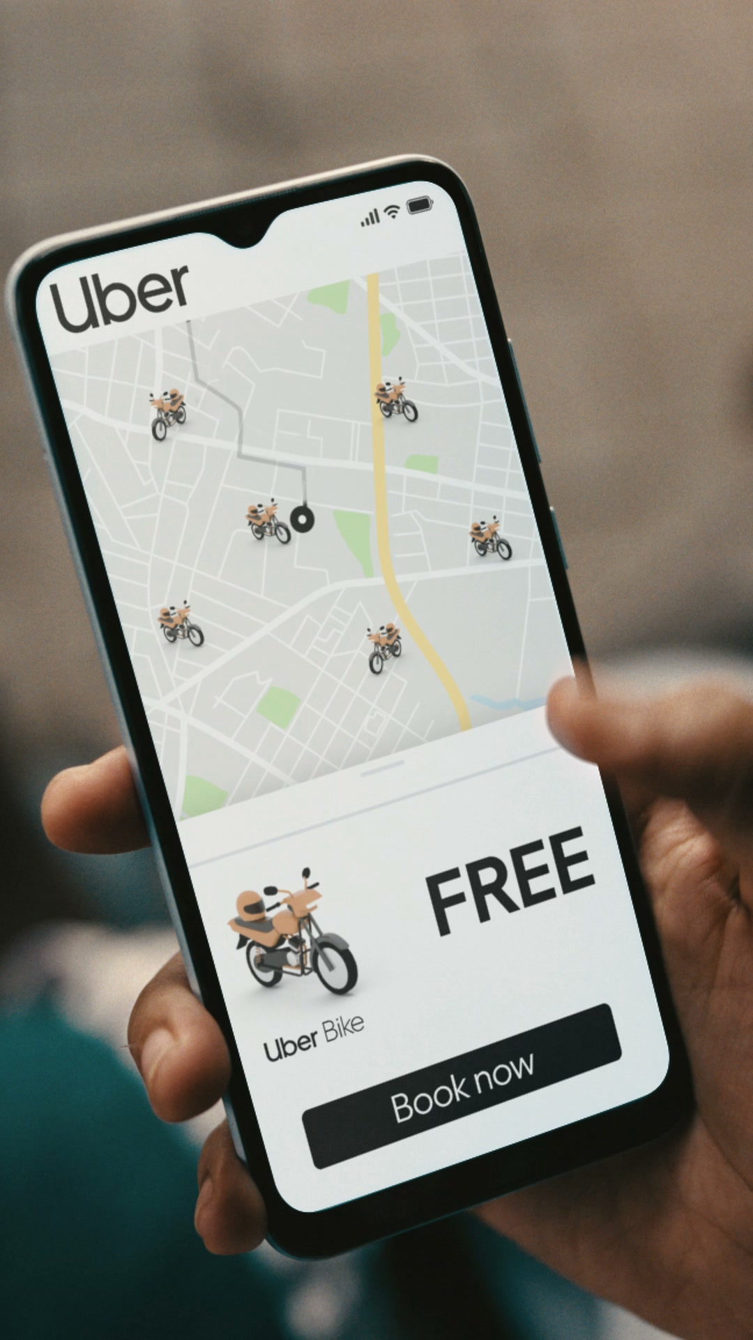 Uber Facebook ad: First ride free