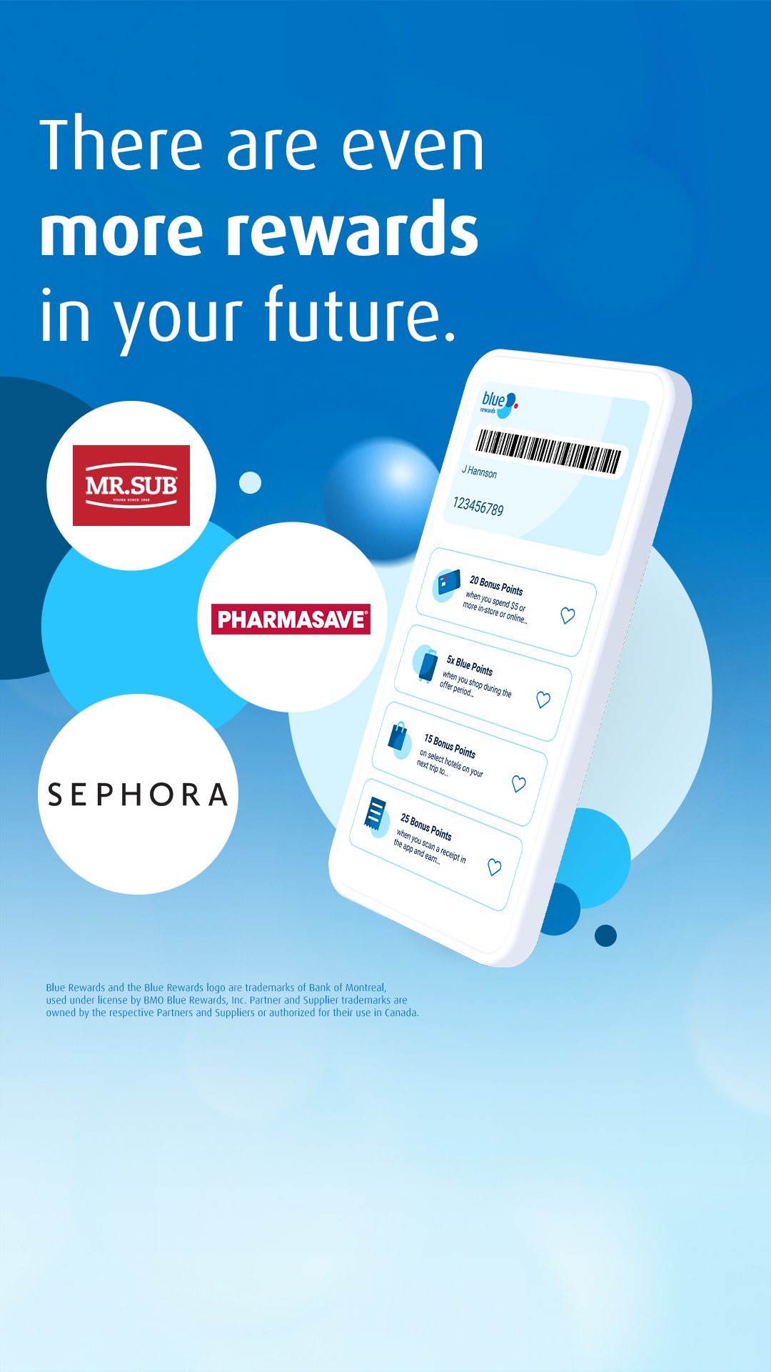 Blue Rewards Facebook ad