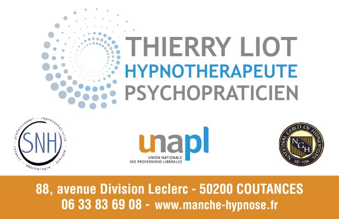 Manche Hypnose Thierry Liot Facebook ad: Bienvenue chez Thierry LIOT cabinet d'hypnose, à Coutances…