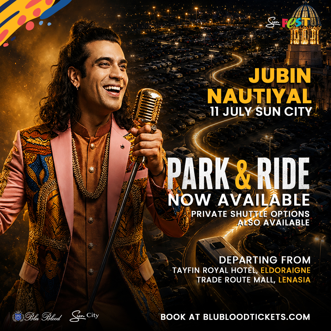 Blu Blood Africa Facebook ad: Park & Ride Now Available