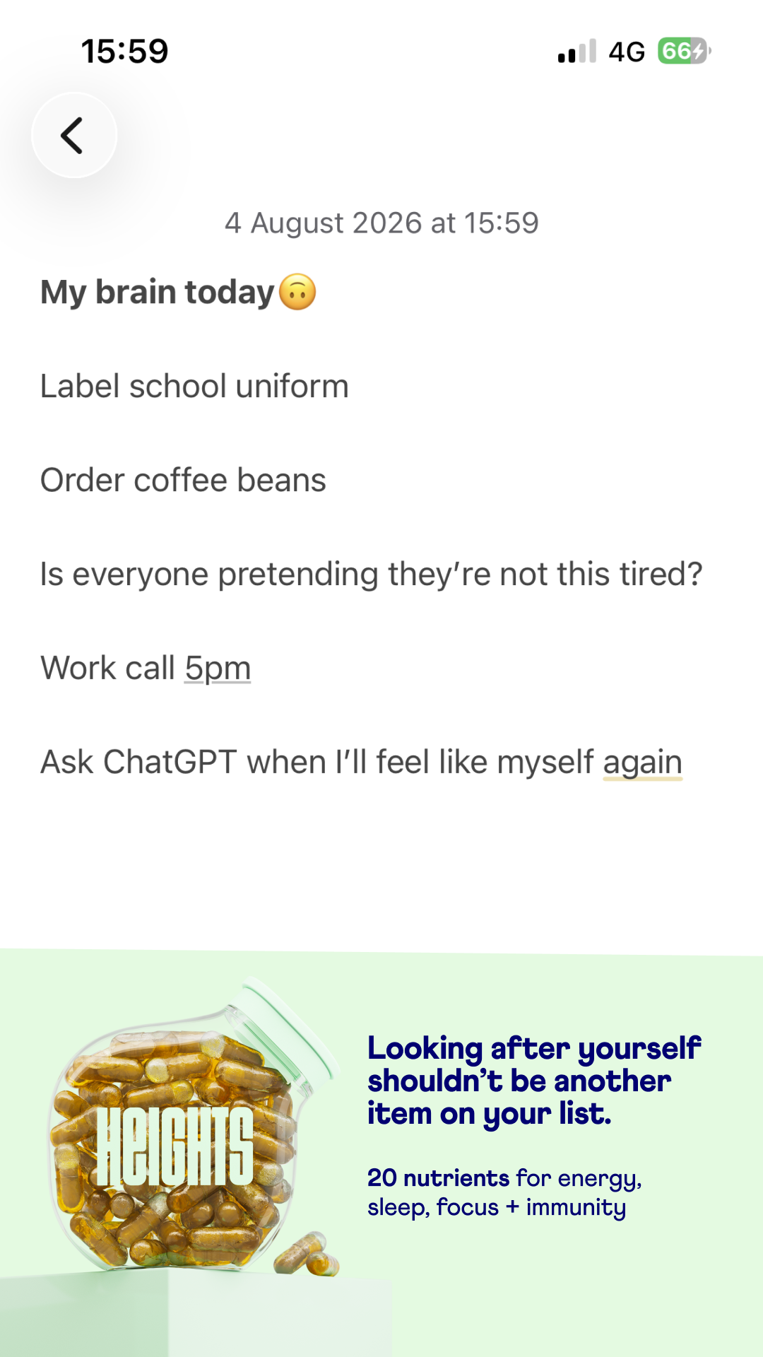Your Heights Facebook ad