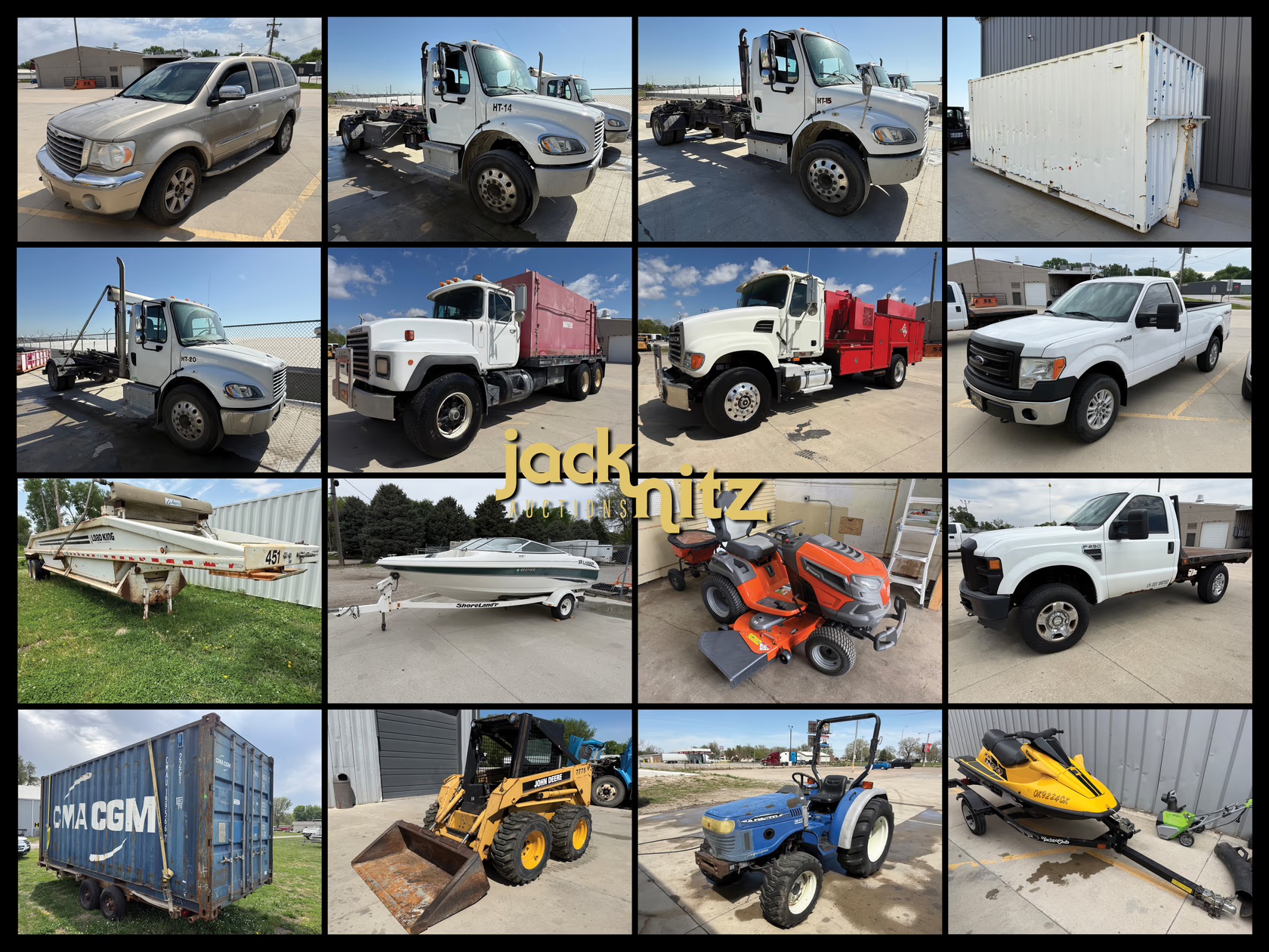 Jack Nitz Auctions Facebook ad from May 29, 2026