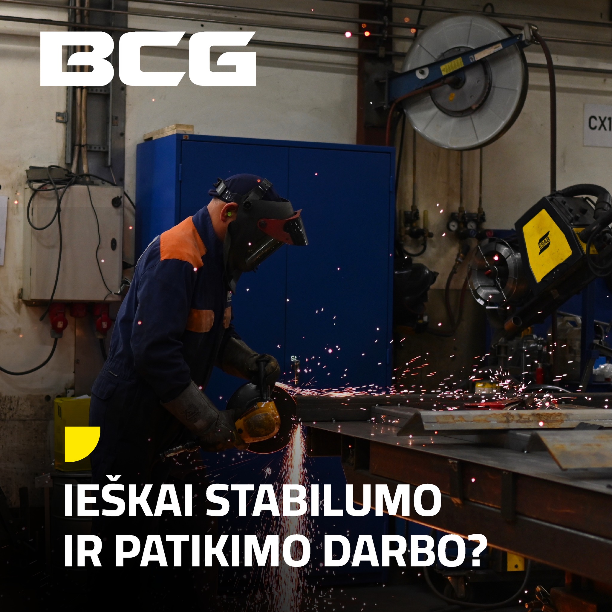 BCG Facebook ad: Ieškai stabilumo ir ramaus gyvenimo ritmo?