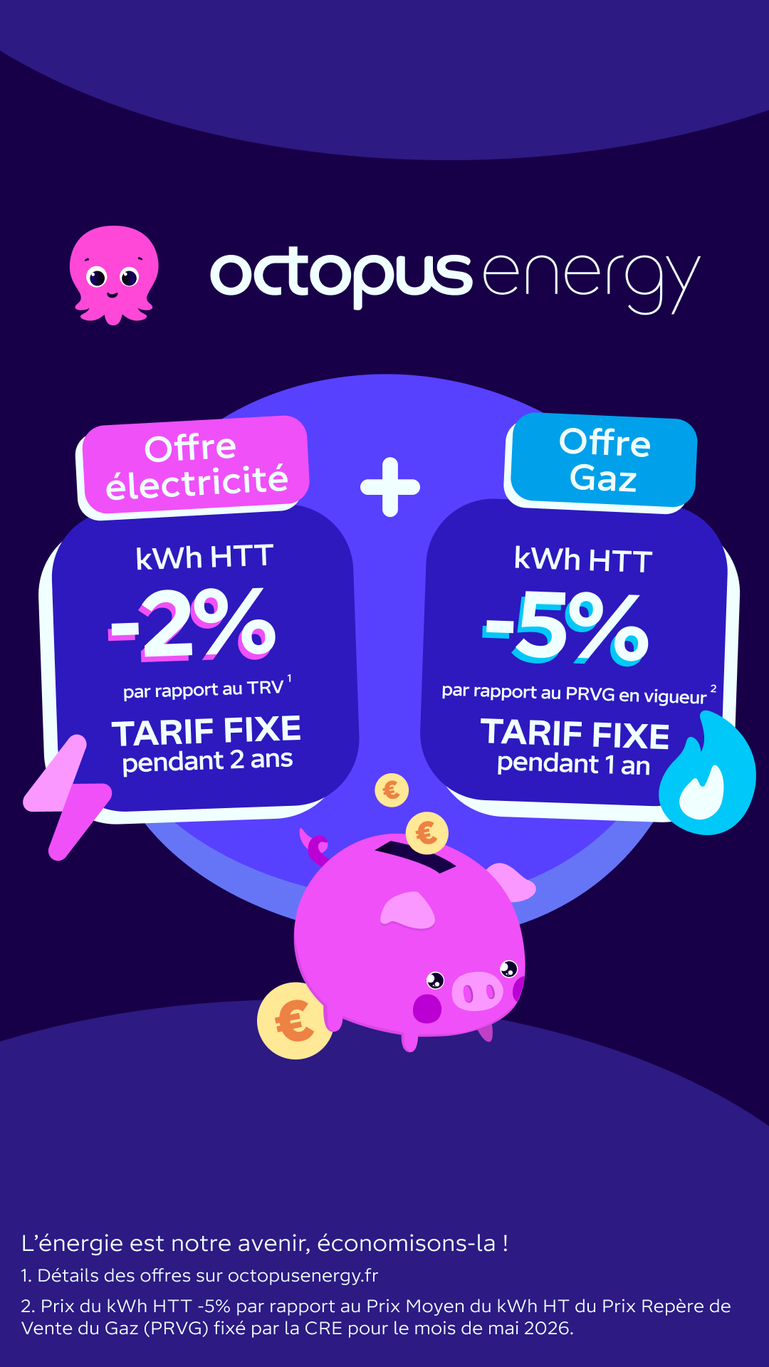 Octopus Energy Facebook ad