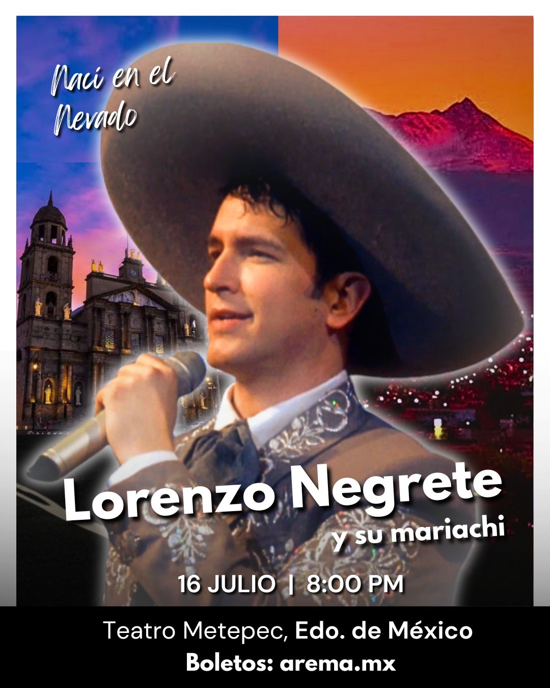 Lorenzo Negrete Facebook ad: Lorenzo Negrete y Su Mariachi en Metepec - AREMA Ticket