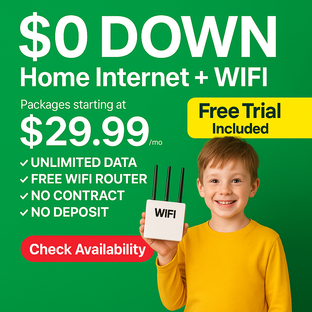 Book Your Internet Facebook ad