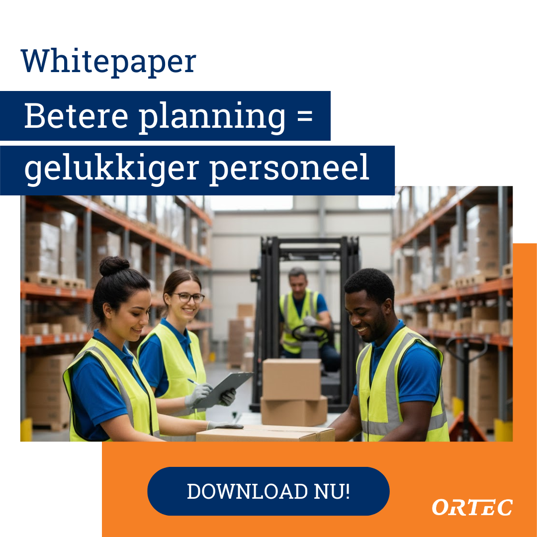 ORTEC Workforce Management Facebook ad: Minder personeelsadministratie, meer tijd voor je mensen