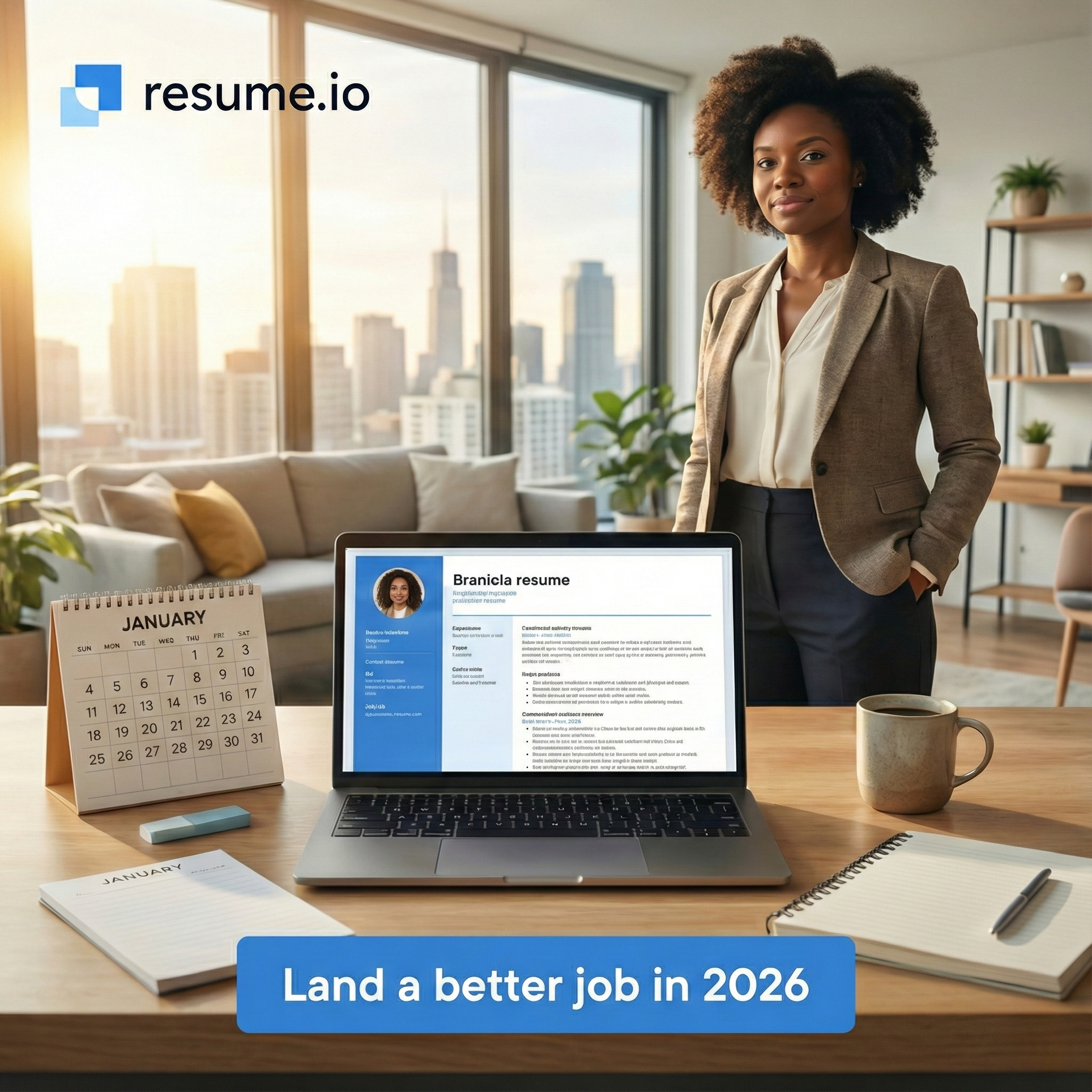 Resume.io Facebook ad