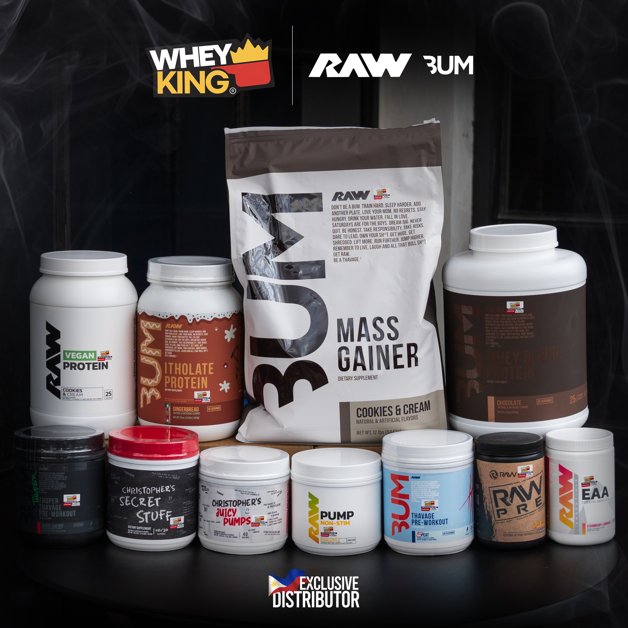 Whey King Supplements Davao. Facebook ad: Raw Nutrition offers a range of premium products…