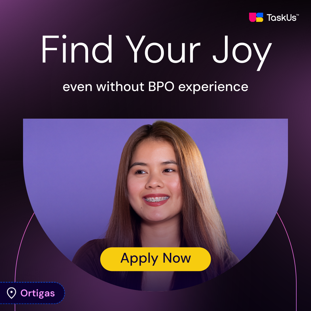 TaskUs Facebook ad