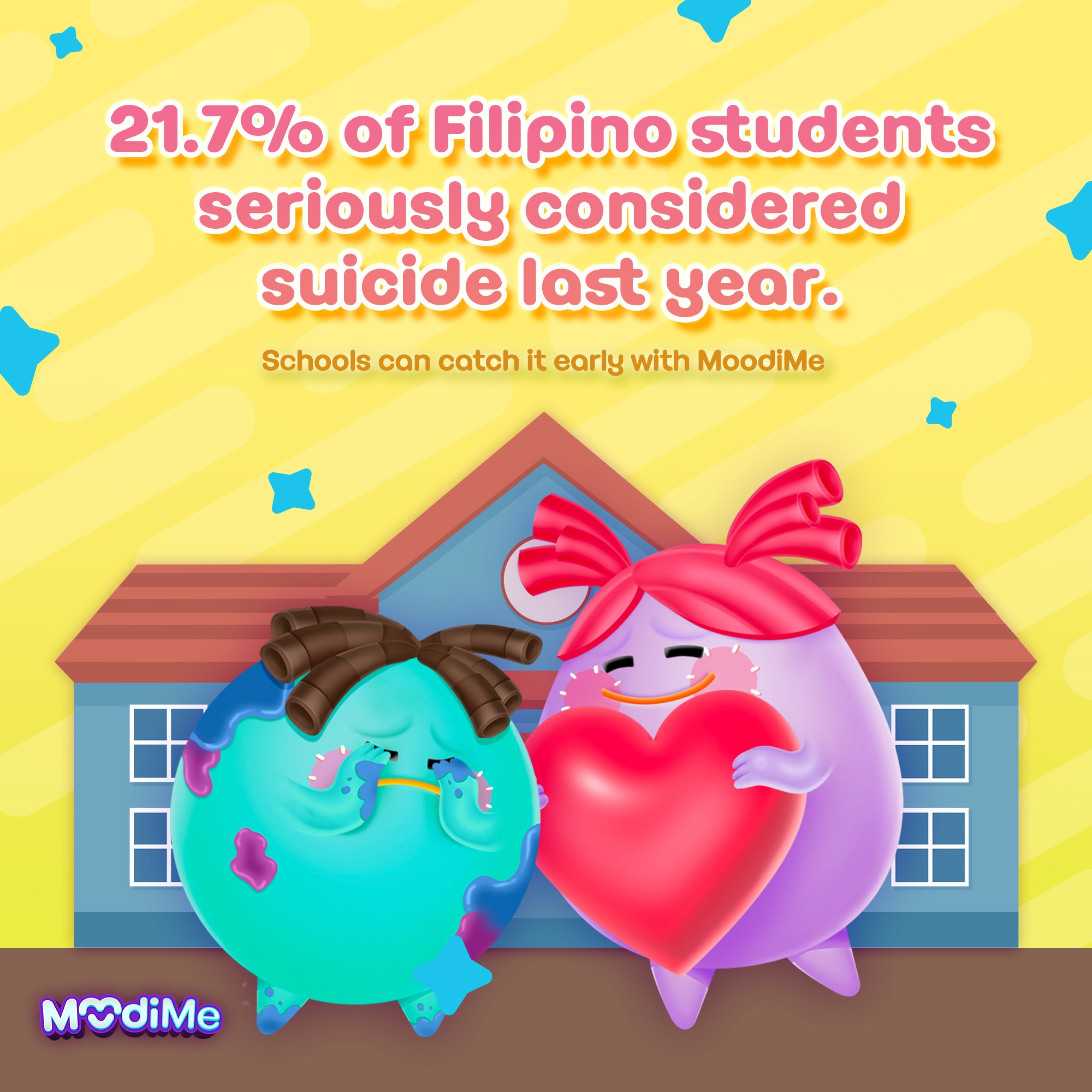 MoodiMe Facebook ad: 21.7% of Filipino students seriously considered suicide…