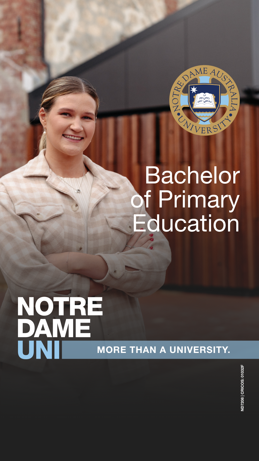 The University of Notre Dame Australia Facebook ad