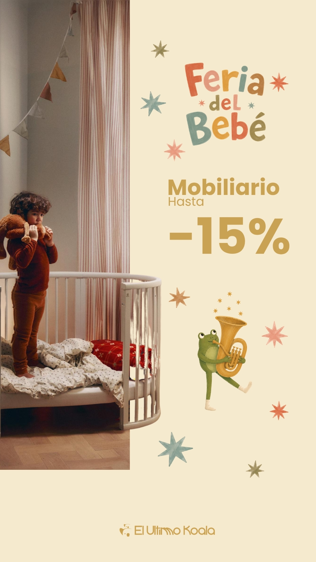 El Ultimo Koala Facebook ad: Ofertas en cunas para bebé