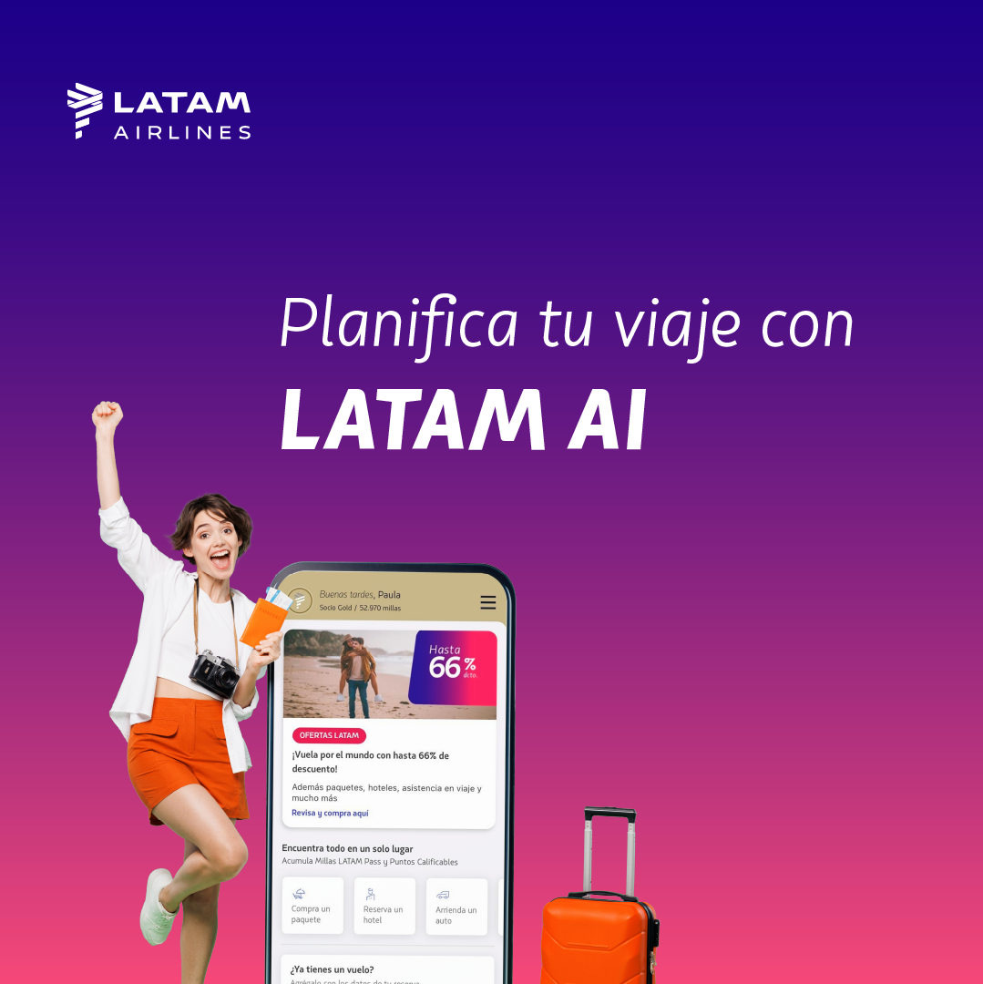 LATAM Airlines Facebook ad