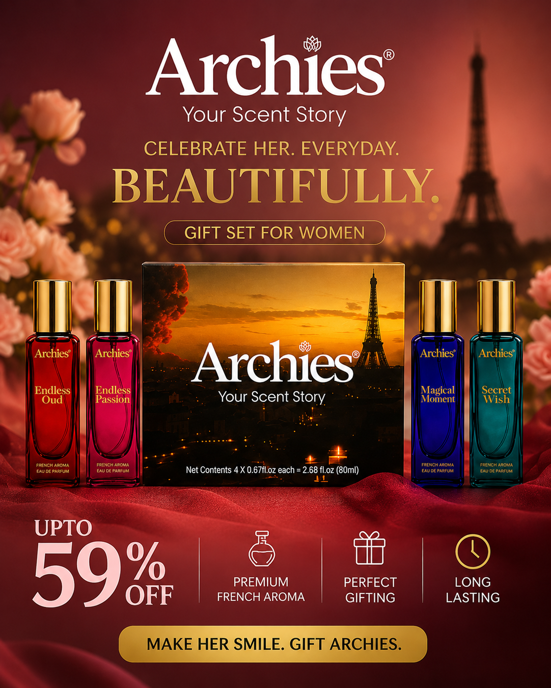 VI JOHN Group Facebook ad: Give the gift of elegance.