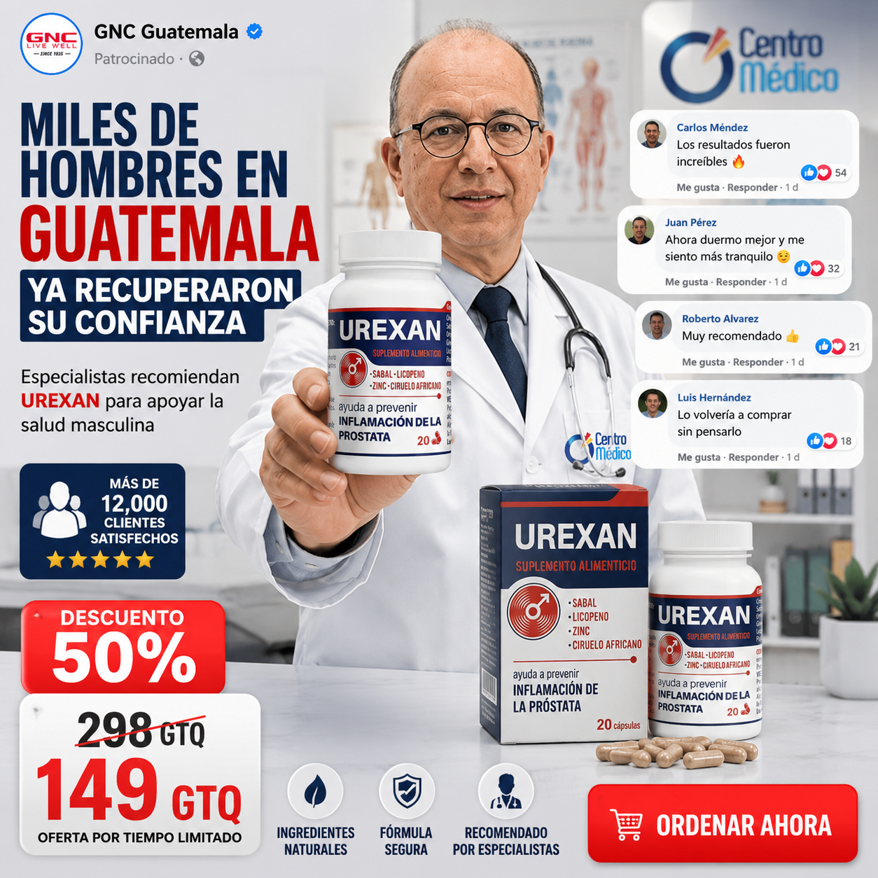 DirectMeds Balance Facebook ad: Los urólogos explican por qué cada vez más hombres en…