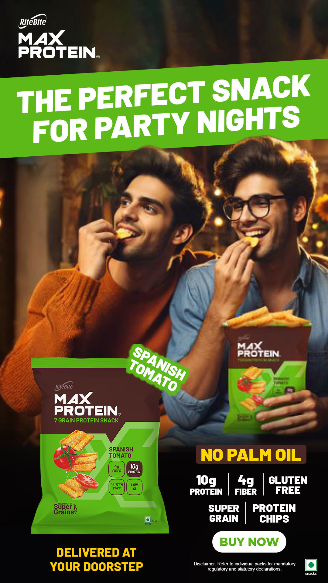 Max Protein Snacks Facebook ad