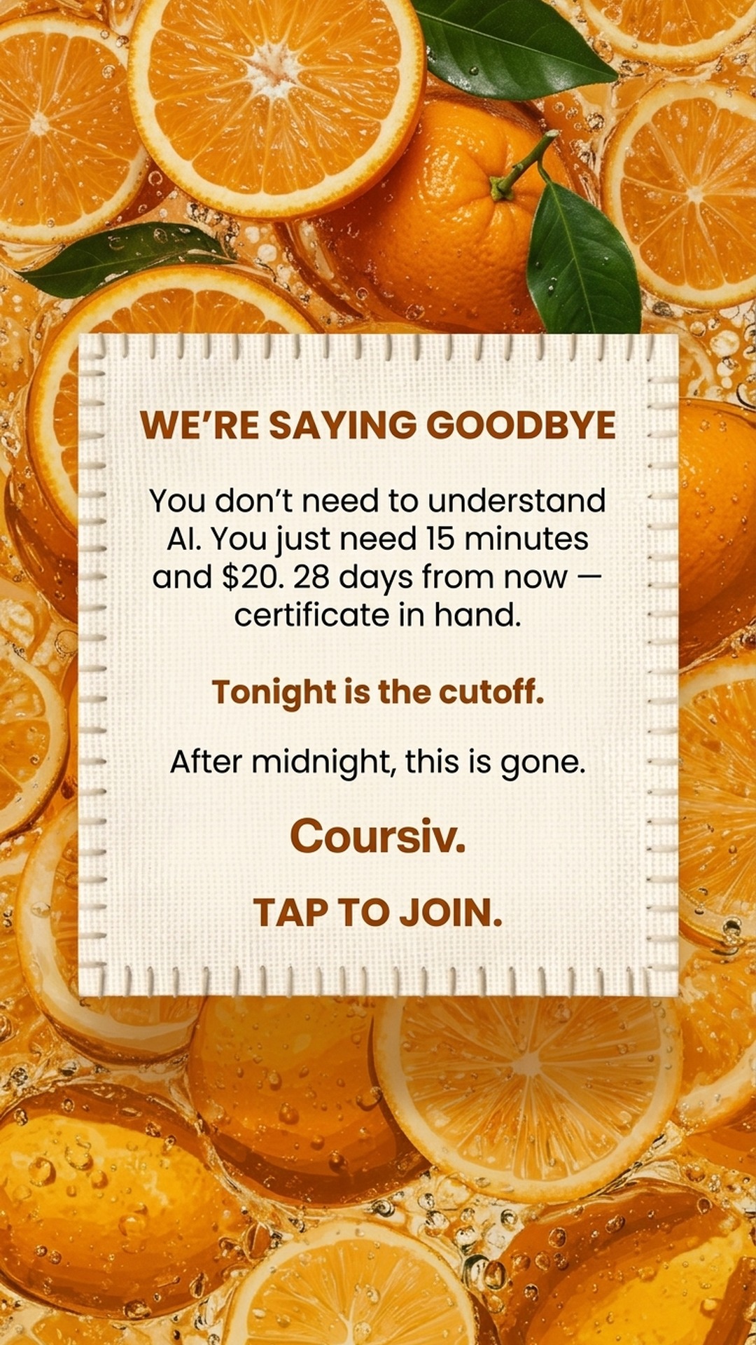 AI Simplified Facebook ad