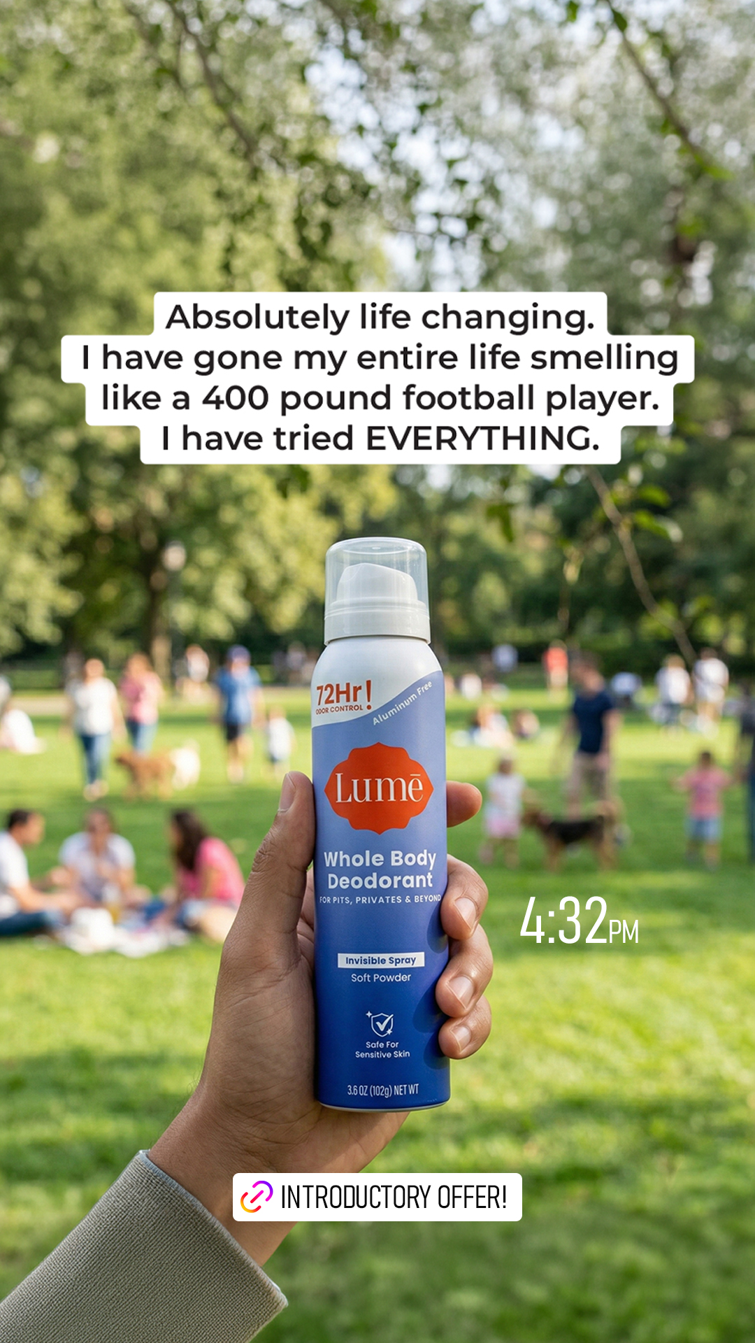 Lume Deodorant Facebook ad